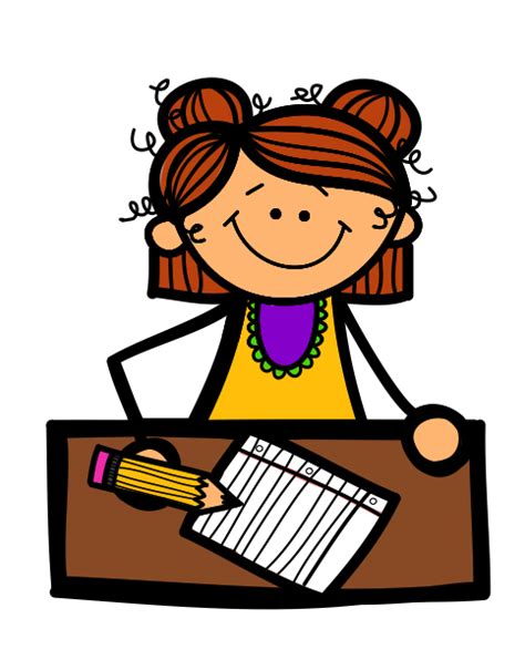 Clipart Of A Student Working At A Desk 20 Free Cliparts Download