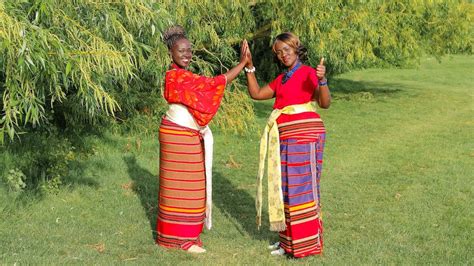 How To Tie A Kikoyi Wearing Traditional Ugandan Dress Attire Youtube