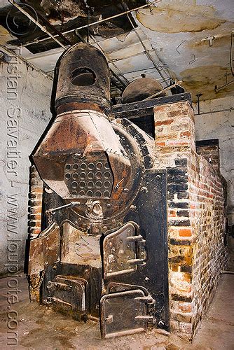 Old Brick Furnace In Basement