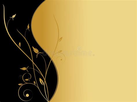 Abstract Elegant Floral Background With Copy Space Stock Vector