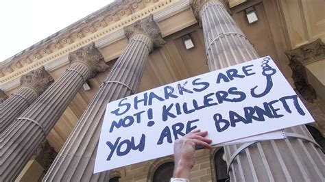 Shark Cull Protest In Melbourne Philip Wollen Speech Youtube