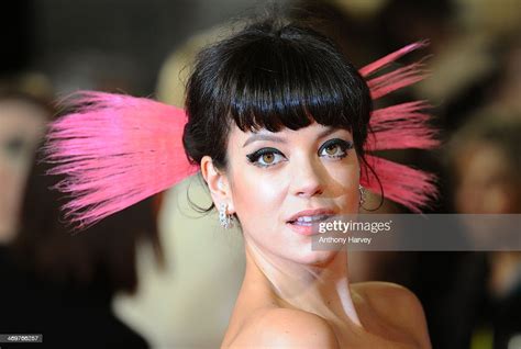 Singer Lily Allen Attends The Ee British Academy Film Awards 2014 At News Photo Getty Images