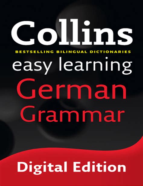 Collins Easy Learning German Grammar Book Library Fimsschools