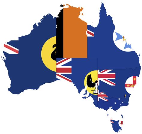 bandera de australia mapas y banderas
