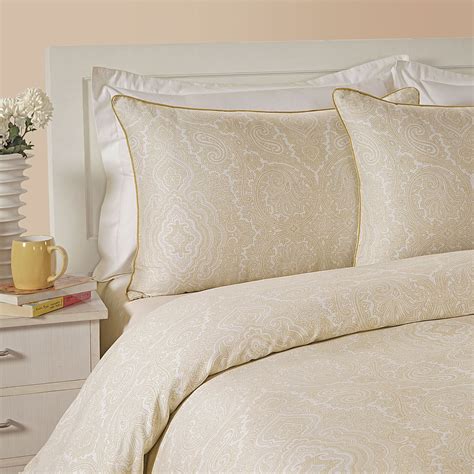 Tc Luxury Cotton Rich Paisley Printed Duvet Cover Pillowcases