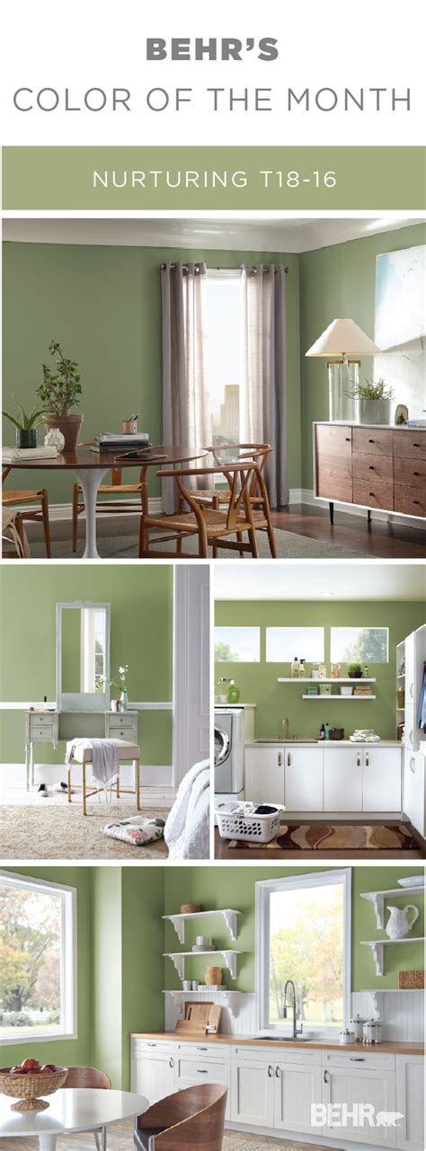 Check out the colore palettes for 2020 curated for the 2020 color trends by color experts from behr paint. Color of the Month: Nurturing | Paint colors for home ...