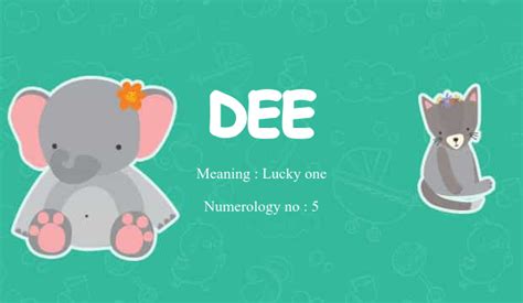 Dee Name Meaning