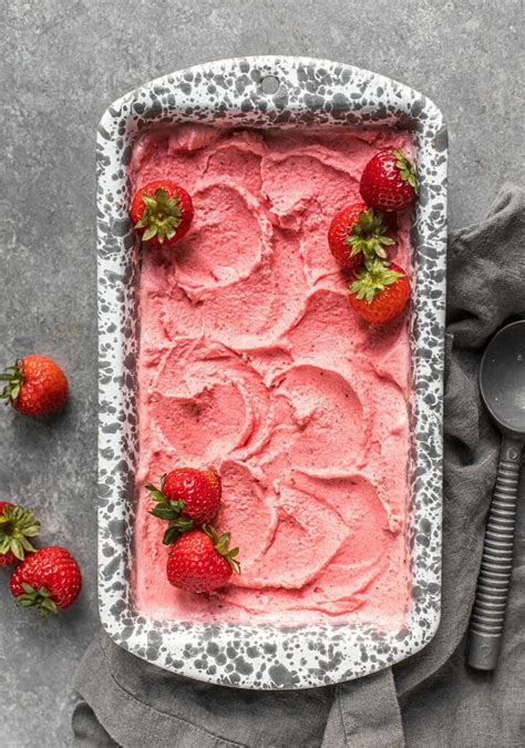 Strawberry Sherbet Dairy Free Deliciously Organic