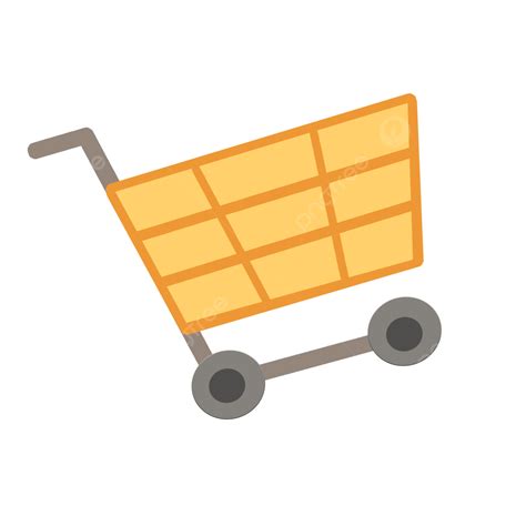 Shopping Cart Diagram Png Transparent Vector Diagram Yellow Shopping