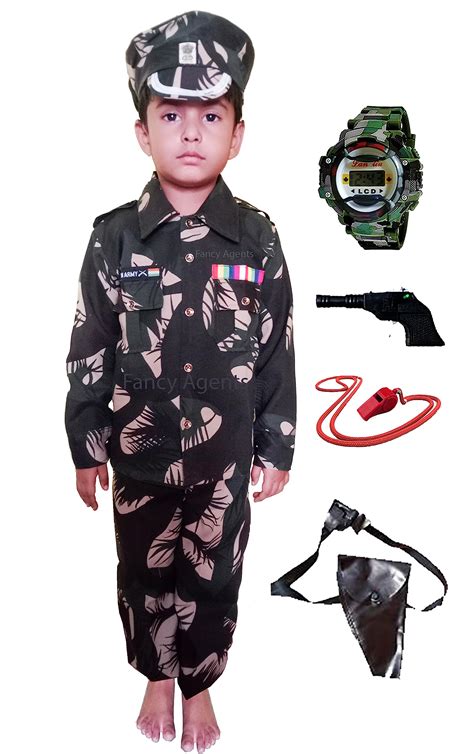 Buy Fancy Agents Army Dresscostume For Kids Indian Army And Costume