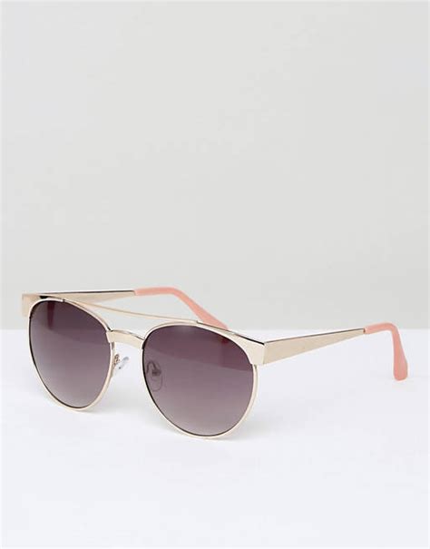 New Look Brow Bar Tinted Sunglasses Asos