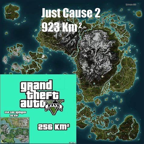 Steam Community Just Cause And Gta Map Comparison