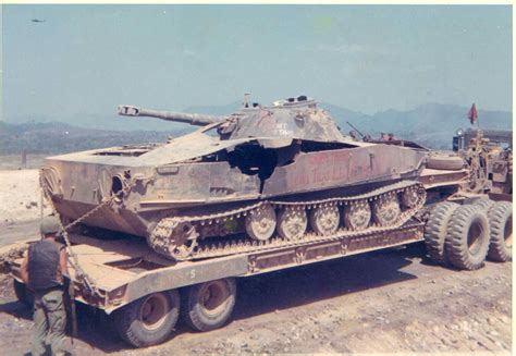 Vietnam War Armor Division Nva Amphibious Tank Pt 76 Russian Made