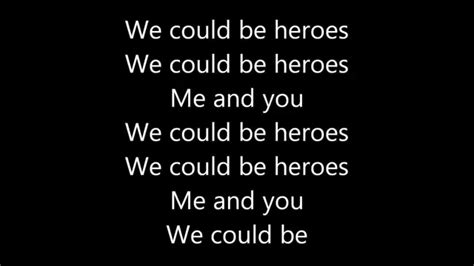 Alesso We Could Be Heroes Lyrics Youtube
