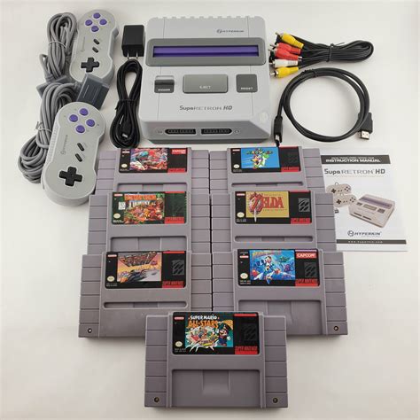 Super Nintendo Snes Hd Console Retro Vgames