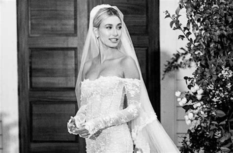 Hailey Bieber Posts First Photos Of Wedding Dress See The Virgil Abloh
