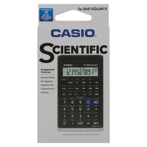 Casio FX 260 Solar II Scientific Calculator 1 Ct Food 4 Less