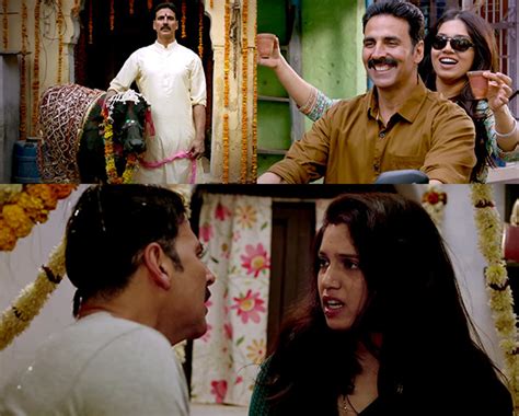 7 moments from akshay kumar and bhumi pednekar s toilet ek prem katha trailer that will leave