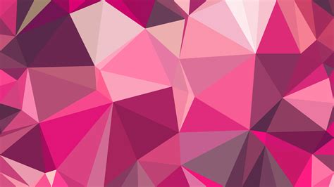 Free Abstract Pink Polygonal Background Vector Image