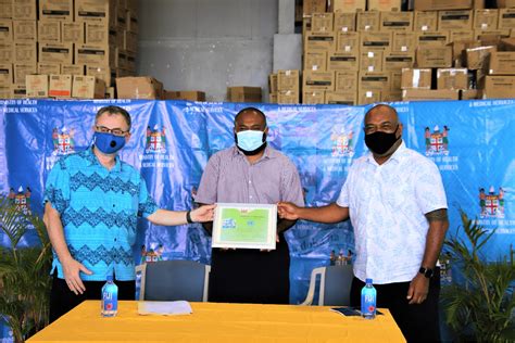 Fiji Receives Ppe And Medical Supplies From Unossc And Its Development
