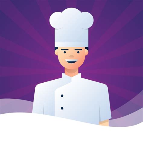 Smiling Chef Cartoon Character Illustration 366581 Vector Art At Vecteezy