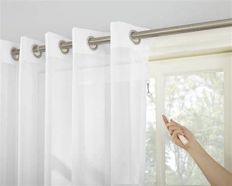 Made from polyester, this single panel is 100 wide, so you'll likely only need one to cover a patio door or bedroom window. No. 918 Emily Voile Sliding Door Patio Solid Semi-Sheer ...