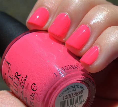 45 Days Of Untrieds 7 Opi Elephantastic Pink Opi Nail Colors Bright