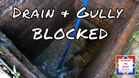 Blocked Gully And Drain Blocked Drains Youtube