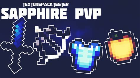 Sapphire Blue 16x Fps Pvp Texture Pack Ios Android