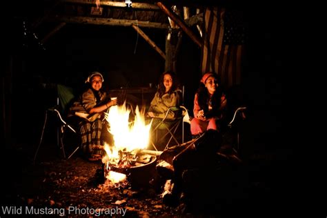 Friends Around The Campfire Maine Wildernessusa People And Portrait