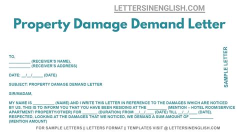 Property Damage Demand Letter Sample Demand Letter To Customer For Payment Of Damages Youtube