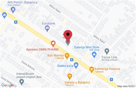 Kontakt Mapa Milliyes Tehnički Pregled Adresa Majora Zorana