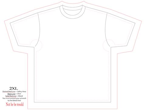 T Shirt Template For Sublimation