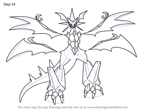 Learn How to Draw Ultra Necrozma from Pokemon (Pokemon) Step by Step