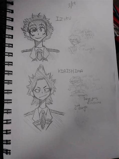 Bnha Sketches 2 By A Bag Of Air On Deviantart