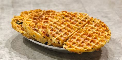 Preheat the oven to 200 degrees f. Abt-solutely Delicious: Cheesy Egg & Hash Brown Waffles ...