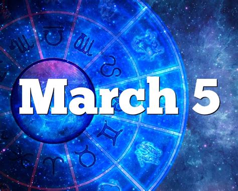 This is the perfect career choice for people born on 23rd march. March 5 Birthday horoscope - zodiac sign for March 5th