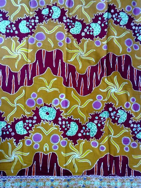 Motif Batik Modern Jember Tuban Wool Fabric Embroider Bonnie Crafts