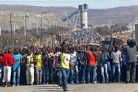 Strikes Spread In South African Mining Sector Wsj