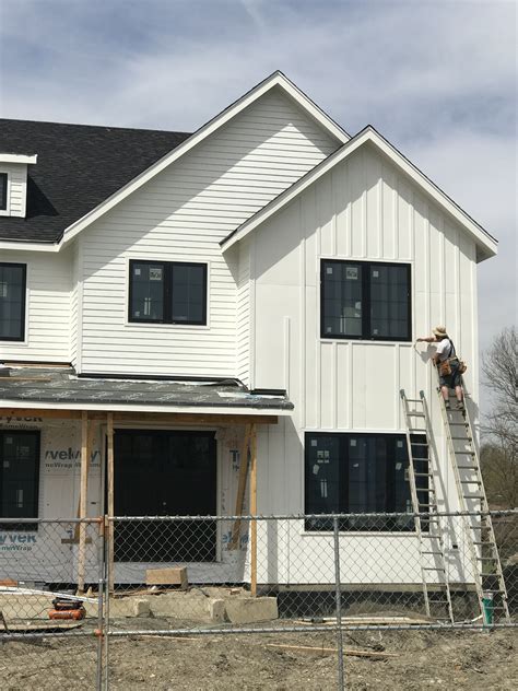 Hardie siding is the industry leader in cement siding. Board batten siding #boardandbattensiding | Board and ...