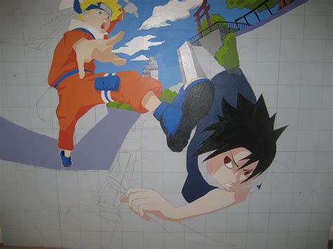 Naruto Epic Painting By Feenixdown On Deviantart