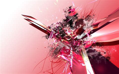 Pink Anime Robot Character Illustration Hd Wallpaper Wallpaper Flare
