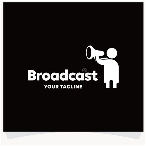 Broadcast Logo Stock Illustration Illustration Of Black 36491702