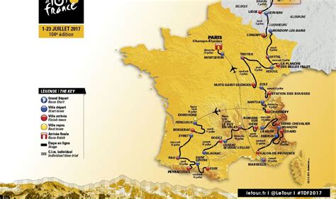 Tour de France Standings 2017: TDF Stage 1 General Classification