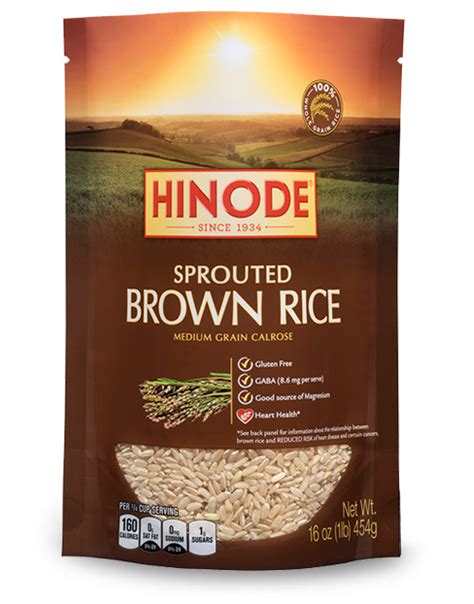 Premium Specialty Sprouted Brown Calrose Rice Hinode Rice
