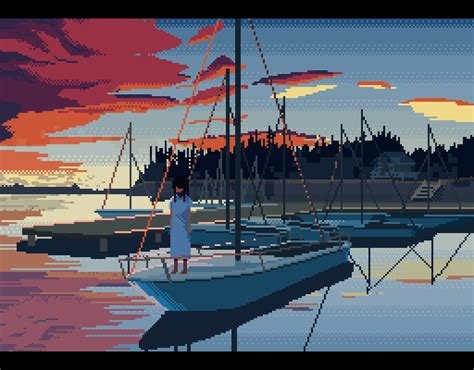 The Moody Mysterious World Of Pixel Artist Illustrator And