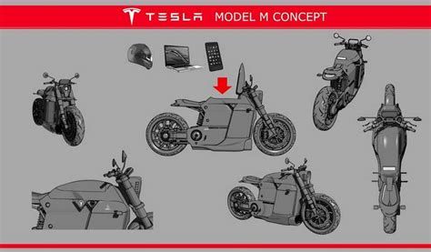 Tesla Motorcycle Concept Wordlesstech
