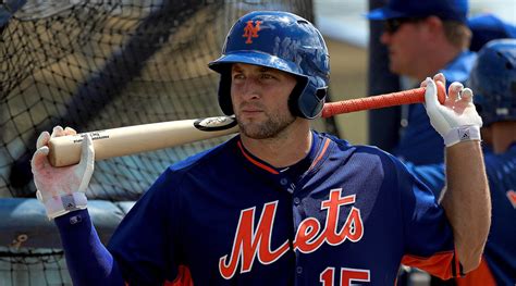 Tim Tebow Hits Home Run In First At Bat For Mets Video Sports Illustrated