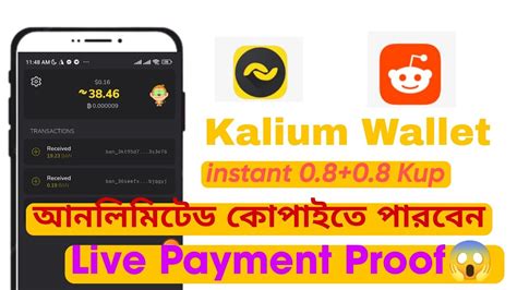 20 Instant Kalium Wallet Instant Offer Instant Withdrew New