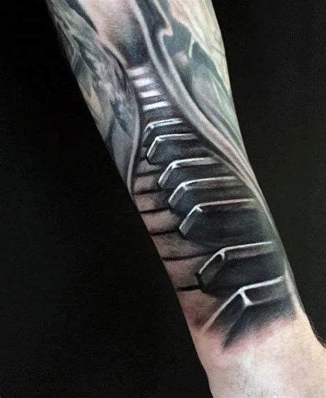 Lang lang is a very famous musician who plays the piano. 60 Piano Tattoos For Men - Music Instrument Ink Design Ideas